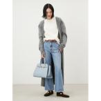 「Mila Owen」 加工ブーツカットデニムパンツ 0 ブルー レディース