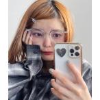 伊達メガネ メガネ 眼鏡 WEGO/クリアボストンアイウェア レディース