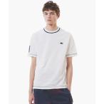 tシャツ スリーブネームパッチ鹿の子地Tシャツ メンズ レディース
