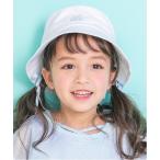 帽子 ハット リボンロゴ　バケットハット キッズ 子供 女の子