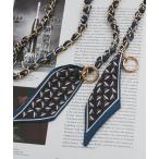 スカーフクロススマホチェーン