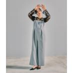 サロペット オーバーオール 「結婚式／オケージョン」スクエアサロペット　322936 レディース