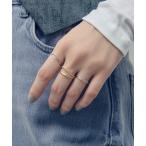 指輪 リング 3PCS スリム ニュアンス ライン セット リング レディース