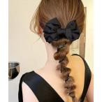 「 Port / ポート 」  リボン ロープ編み アレンジ ヘアアクセサリー #