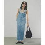ジャンパースカート 「Healthy Denimコラボ」アイラインサロペット