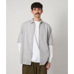 シャツ 「Steven Alan」 C/L/S ストライプ レギュラーカラー シャツ ALINE LOOSE CASUAL メンズ