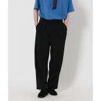 スラックス 「Steven Alan」 TW サッカー インツープリーツ ドレス トラウザーズ メンズ