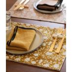 ランチョンマット Sankara.（サンカラ）ブロックプリントプレイスマット