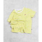 tシャツ 「LSP WOW!」マイニチワッペンボーダーTee キッズ 子供服 男の子 女の子
