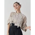 ブラウス シャツ BUSTIER LAYERED SHORT SH / ビスチェレイヤードショートシャツ レディース