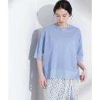 ニット セーター オーロララメシアースムースニットTシャツ レディース