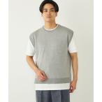 セーター ニット SHIPS Colors:「洗濯機可能」ベスト Tシャツ アンサンブル メンズ
