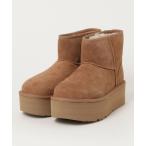 「UGG」 ムートンブーツ 25.0cm ベージュ レディース