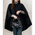 [ABITOKYO] пончо L черный женский 