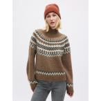 「GAP」 長袖ニット L ベージュ レディース