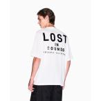 tシャツ 「A|X アルマーニ エクスチェンジ」LIS バックプリント 半袖クルーネックTシャツ/LOOSE メンズ
