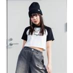 tシャツ クロップドラグラン半袖T キッズ 子供服 女の子