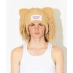 ニット帽 ニットキャップ Charles Jeffrey LOVERBOY/SUPERSIZED LION BEANIE レディース メンズ