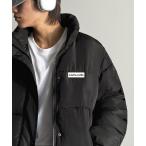 ブルゾン アウター 「JaVaジャバコラボ」スタイリッシュに暖かく。ショート丈 スタンドネック中綿コート メンズ レディース