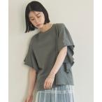 tシャツ ピグメントラッフルTee レディース