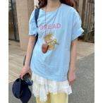 tシャツ カラフルCAFEプリントTee レディース メンズ