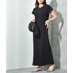 ワンピース 「CLOCHE」カップ付リブカットソーワンピース