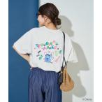 tシャツ 限定展開/別注/Stitch/スティッチ バック 刺繍 プリント 半袖 Tシャツ レディース