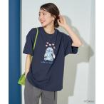tシャツ 限定展開/別注/Stitch/スティッチ ハート プリント 半袖 Tシャツ レディース