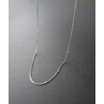 ネックレス SILVER925 フラットケーブルチェーンネックレス 50cm レディース メンズ