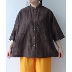 ショッピングリネン ブラウス シャツ バックスリットブラウス レディース