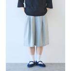 パンツ ウォッシャブルサマーウール ハーフパンツ レディース