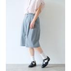 パンツ ウォッシャブルウール ハーフパンツ レディース