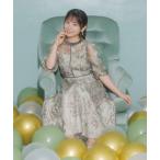 ドレス フラワー刺繍ドレス/結婚式/パーティー/お呼ばれ