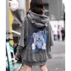 パーカー 「TRAVAS TOKYO/トラバス トーキョー」くま耳ZIPパーカー/ジップアップパーカー レディース メンズ