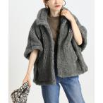 ショッピングポンチョ 「VERMEIL par iena」 「TICCA」ポンチョ FREE チャコールグレー レディース