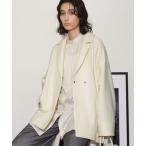 ショッピングnano 「NANO universe」 ジャケット M オフホワイト レディース