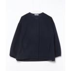 「SHIPS Days」 ジップアップブルゾン ONE SIZE ネイビー レディース