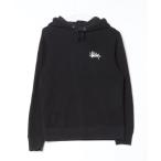 「STUSSY」 プルオーバーパーカー S ブラック メンズ