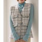 「SHOPLIST styled by DHOLIC」 ニットベスト FREE ホワイト レディース