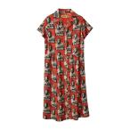 「HYSTERIC GLAMOUR」 シャツワンピース FREE レッド レディース