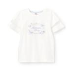tシャツ 「人気商品再入荷」「直営店で取り扱い無し」シェル刺しゅうTシャツ キッズ 子供服 女の子