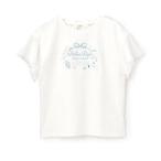 tシャツ 「人気商品再入荷」「直営店で取り扱い無し」フレア袖後ろリボン半袖Tシャツ キッズ 子供服 女の子