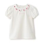 ベビー いちご刺しゅう 半袖Tシャツ