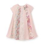 ワンピース リバティパッチワークワンピース キッズ 子供服 女の子
