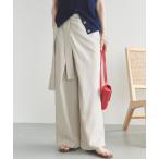 パンツ ラップワイドパンツ レディース