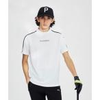 tシャツ PUMA プーマ メンズ ゴルフ SB ライン スリーブ モックネック 半袖 シャツ メンズ