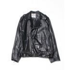 ショッピングレザージャケット 「Fano Studios」 ライダースジャケット L ブラック レディース