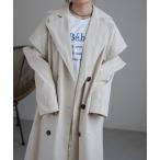 [sakishimatokyo] тренчкот FREE слоновая кость женский 