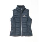 「Abercrombie&Fitch」 刺繍ベスト X-SMALL ネイビー レディース