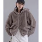 ショッピングセール価格 「Eimee Law」 ジップアップブルゾン FREE モカ レディース